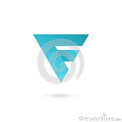 Letter F logo icon design template elements Vector Illustration