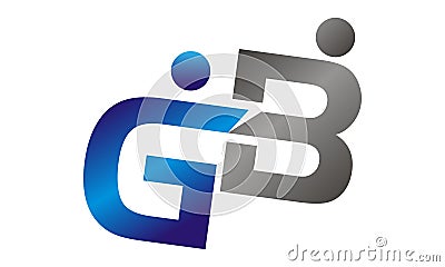 Letter GB Logo Design Template Vector Illustration