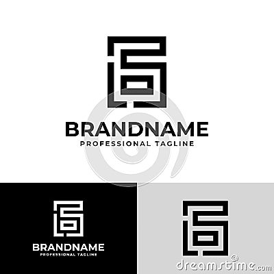 Letter GL Modern Logo, suitable for business with GL or LG initials Vector Illustration