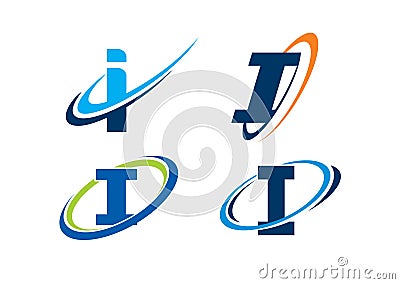 Letter I Infinity Concept Stock Photo