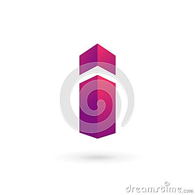 Letter I logo icon design template elements Vector Illustration