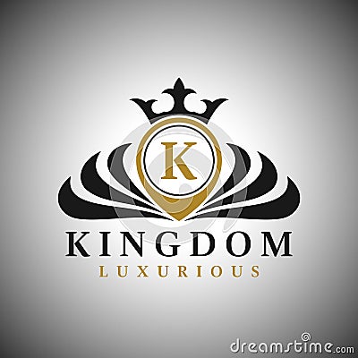 Letter K Logo - Classic Luxurious Style Logo Template Vector Illustration