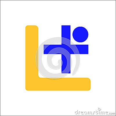 letter L logo. in Stock Photo