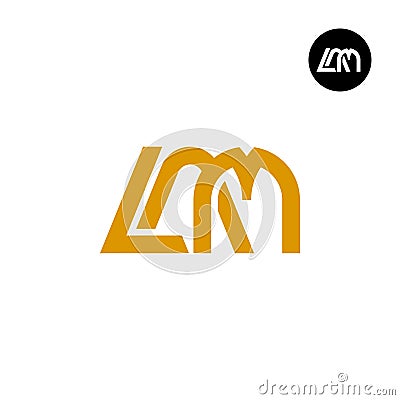 Letter LAM Monogram Logo Design Vector Illustration
