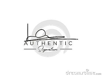 Letter LO Signature Logo Template Vector Vector Illustration