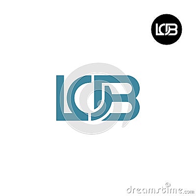 Letter LOB Monogram Logo Design Vector Illustration