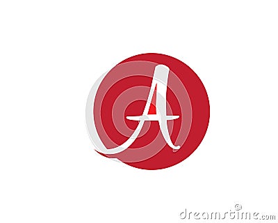 A Letter Logo Business Vector Illustration