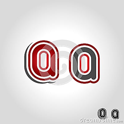 letter a logo, icon and symbol vector illustration Vector Illustration