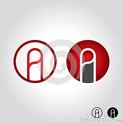 letter a logo, icon and symbol vector illustration Vector Illustration