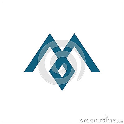 Letter M vector icons logo Vector Illustration