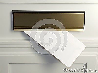 Letter in the mailbox Stock Photo