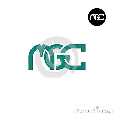 Letter MGC Monogram Logo Design Vector Illustration