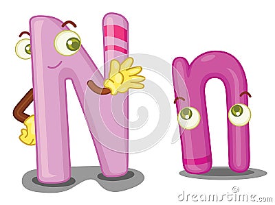 The Letter N Royalty Free Stock Images - Image: 8112639