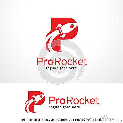 Letter P Rocket Logo Template Design Vector, Emblem, Design Concept, Creative Symbol, Icon Vector Illustration