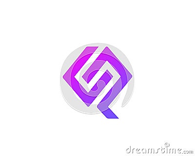 Letter Q logo icon design template elements Vector Illustration