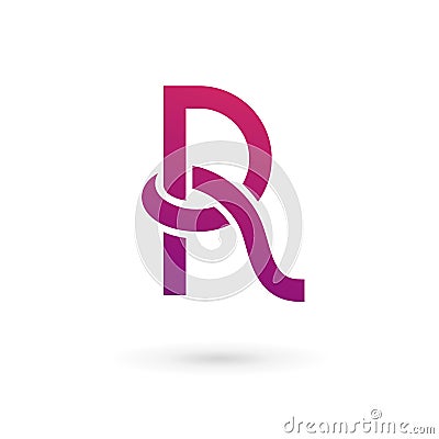 Letter R logo icon design template elements Vector Illustration