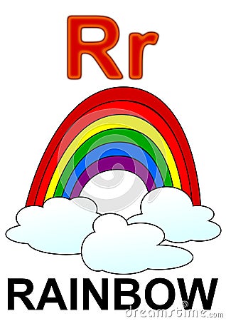 Letter R Rainbow Stock Images - Image: 17913244