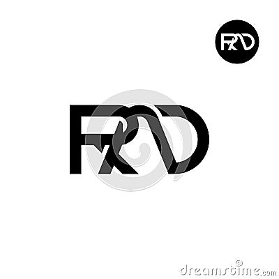 Letter RAD Monogram Logo Design Vector Illustration