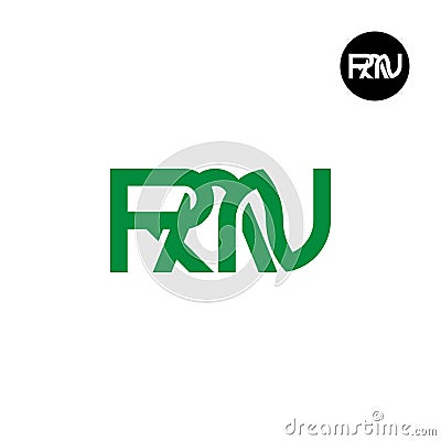Letter RAN Monogram Logo Design Vector Illustration