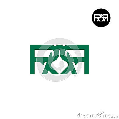 Letter RAR Monogram Logo Design Vector Illustration