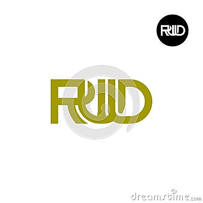 Letter RWD Monogram Logo Design Vector Illustration