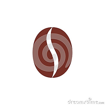 Letter s smoke coffee bean logo vector Vector Illustration