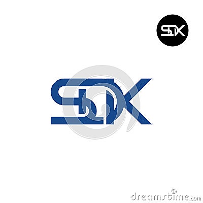 Letter SDK Monogram Logo Design Vector Illustration