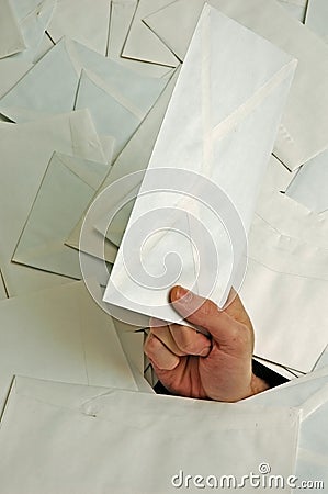 Letter selected Stock Photo