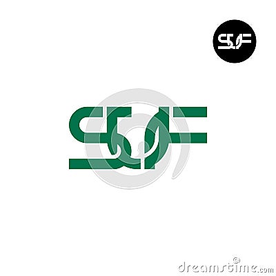 Letter SUF Monogram Logo Design Vector Illustration