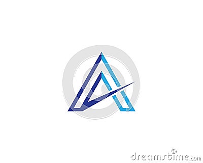 A letter symbol illustration Vector Illustration