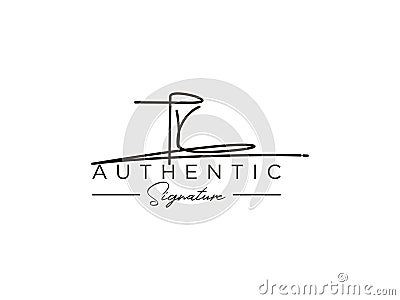 Letter TR Signature Logo Template Vector Vector Illustration