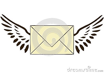 https://thumbs.dreamstime.com/x/letter-wings-white-background-46169360.jpg