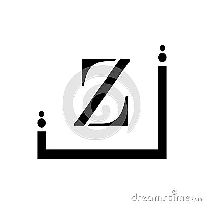 Letter Z Business corporate abstract unity vector logo design template Vector Illustration