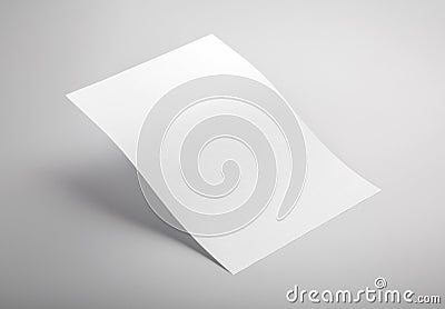 Letterhead mock up Stock Photo