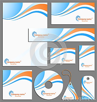 Letterhead template design Vector Illustration