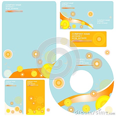 Letterhead Template design - vector Vector Illustration