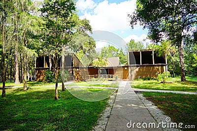 Lettuce lake park visitor center Stock Photo