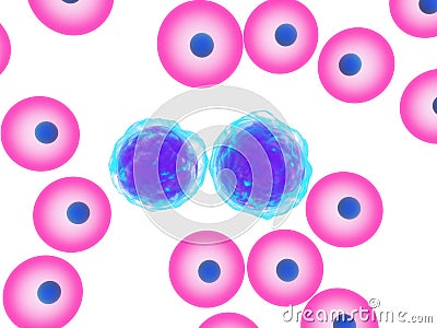 Leukemia Cartoon Illustration