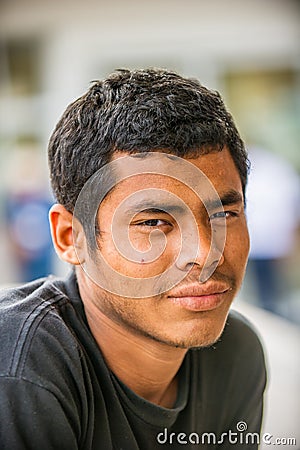 Leute in SAN JOSE, COSTA RICA Redaktionelles Stockfotografie