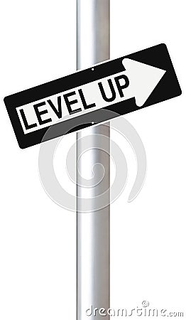 Level Up Stock Photo