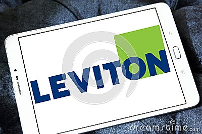 Leviton company logo Editorial Stock Photo