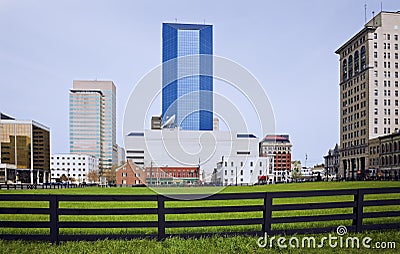 Lexington behind the fence Stock Photo