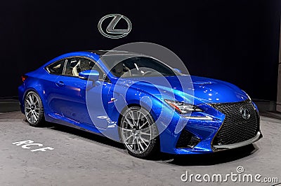 Lexus at the 2014 Geneva Motorshow Editorial Stock Photo