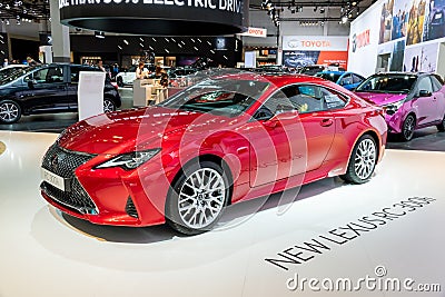 Lexus RC 300h car Editorial Stock Photo