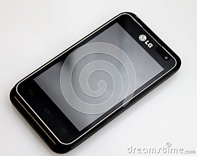 LG Motion cell phone Editorial Stock Photo