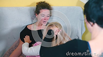 LGBT Family, Two Lesbians with a Son and Daughter. Stock Footage - Video of embracing, couple: 163593804 