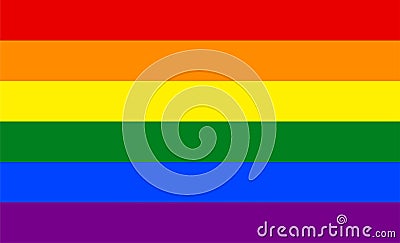 LGBT pride Colorful flag background banner vector Vector Illustration