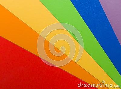 LGBT pride flag, rainbow flag background. Multicolored peace flag movement. Original colors symbol Stock Photo