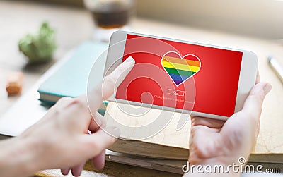 Lgbt Proud Homosexual Bisexual Transgender Concept Stock Photo