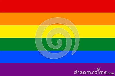 LGBTQ flag for background,Accurate dimensions, element proportions and colors Stock Photo
